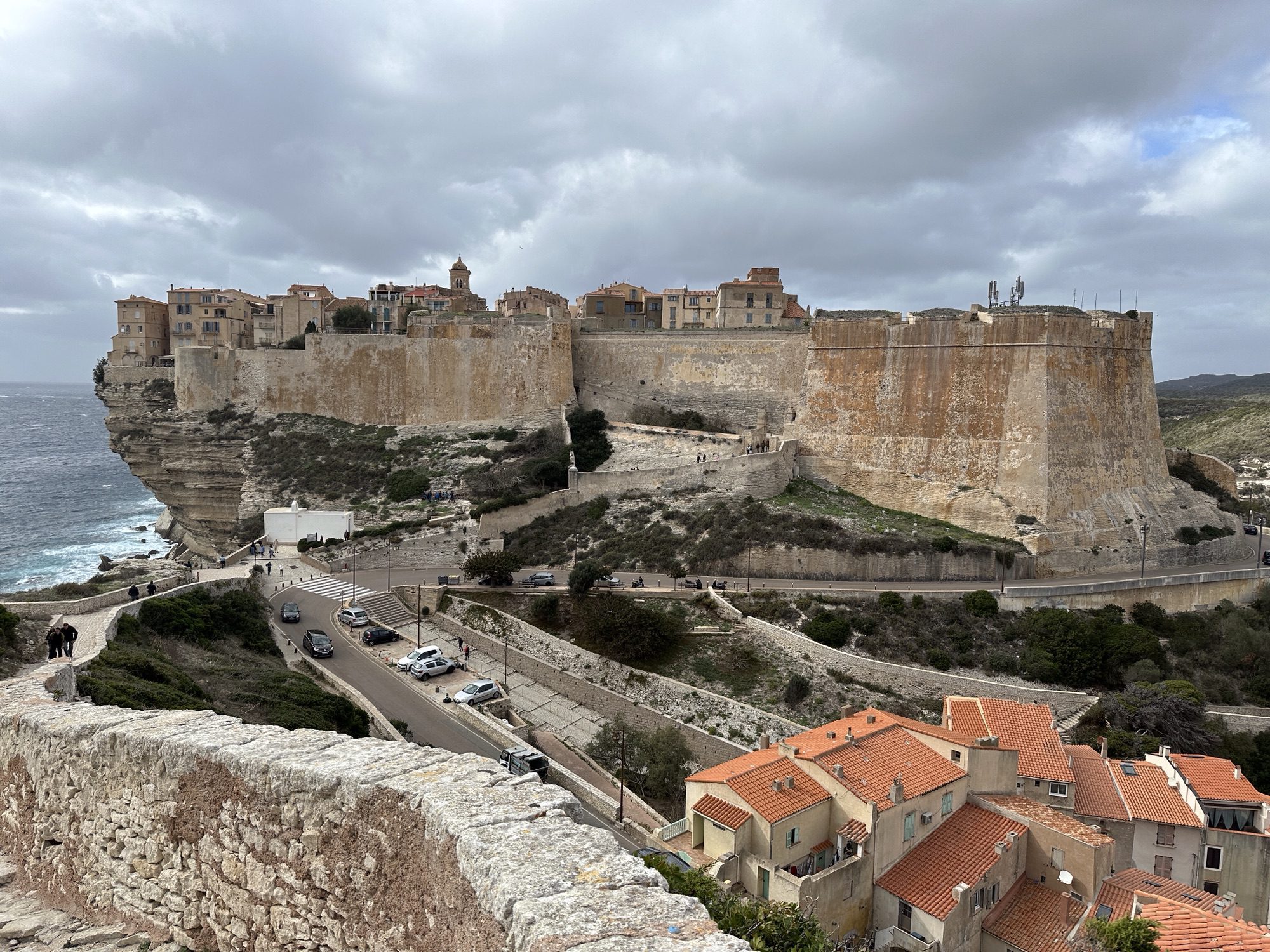Panorama van Bonifacio.
