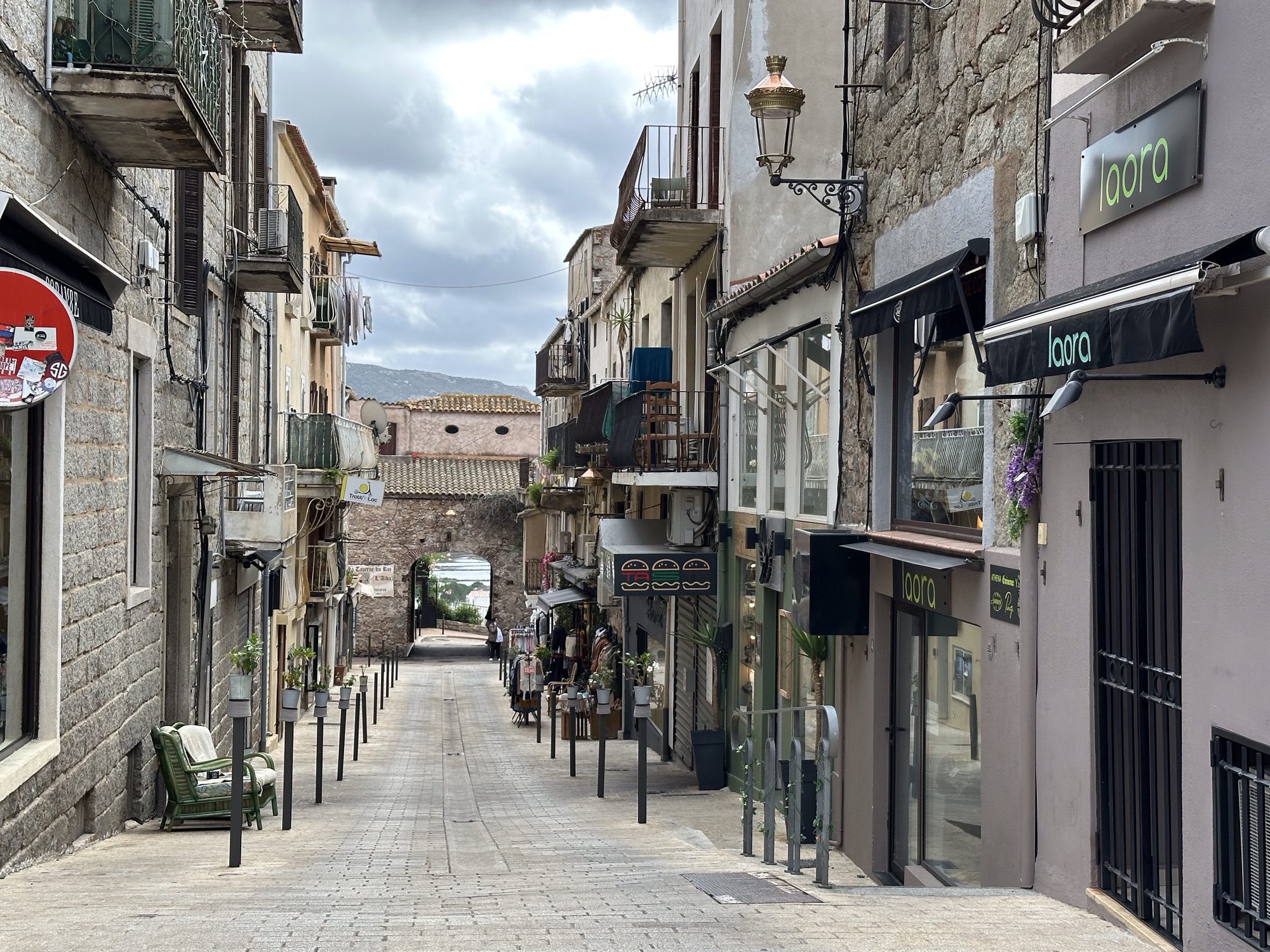 Porto Vecchio straatzicht.