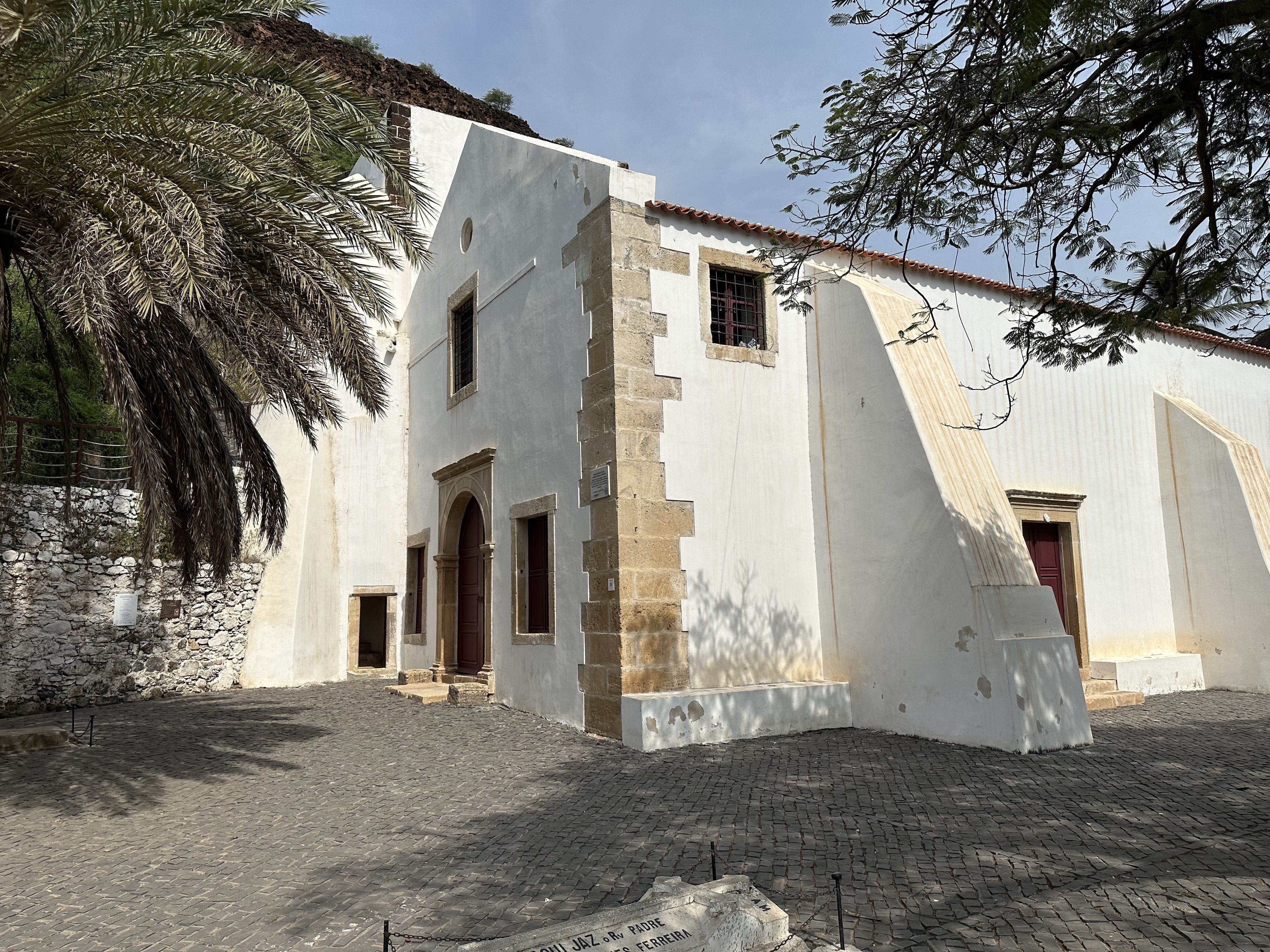 Witte kerk van Cidade Velha.